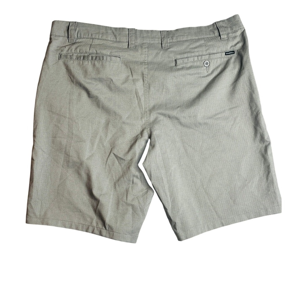 O'Neill Hybrid Shorts Mens 40 Grey Textured Flat Front Casual Surf Skate - Picture 3 of 11